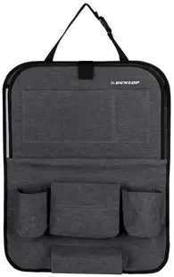Organizator pentru bancheta din spate a mașinii Dunlop - Cu mâner, gri