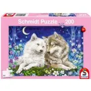 Puzzle 200 piese, Lupii prietenosi, Schmidt