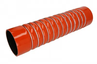 Furtun intercooler (100mmx420mm, rosu) potrivit SETRA 400 OM457.941-OM942.911 08.98