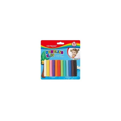 Plastilina 12culori/set, 160g, Keyroad KR971345