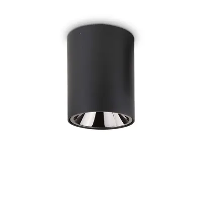Corp de iluminat cu montaj pe tavan, plafoniera NITRO 15W ROUND NERO