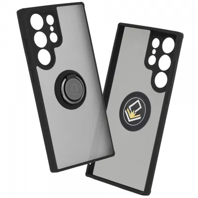 Husa pentru Samsung Galaxy S23 Ultra S918, Techsuit, Glinth, Neagra