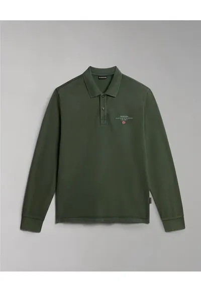 Bluza polo cu detaliu logo Elbas