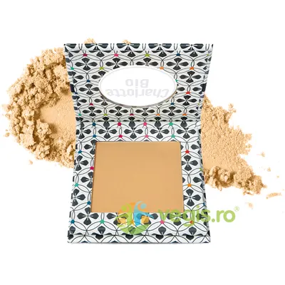 Pudra Compacta pentru Ten cu Ulei de Jojoba, Unt de Shea si Ulei de Avocado 7g