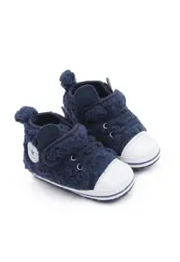 Tenisi pentru bebelusi Model AL 20033 cu blanita - Textil - Baieti - Bleumarin - Bleumarin
