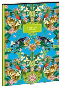 Caiet pentru elevi Ars Una Catalina Estrada - Iguana Jungle, A4, cu 2 margini, 40 de foi