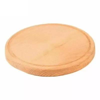 Tocator de Bucatarie, 24 x 1.6 cm, Rotund, Lemn