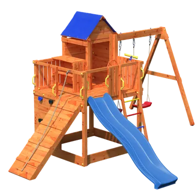 Complex joaca din lemn 7in1 Fungoo Treehouse