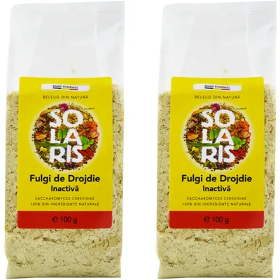 Pachet Fulgi de Drojdie Inactiva 100g + 100g