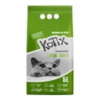 Asternut igienic pentru pisici Kotix, 5 L, aroma Aloe Vera