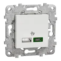 Noua Unica, Incarcator rapid USB dublu A+C 45W A+C alb