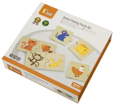 Puzzle educațional Viga - Nutriție animală