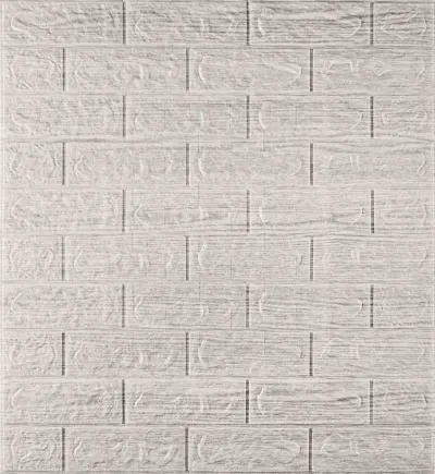 Tapet 3D Autoadeziv Caramida Crem Deschis 70x77cm Grosime 5mm