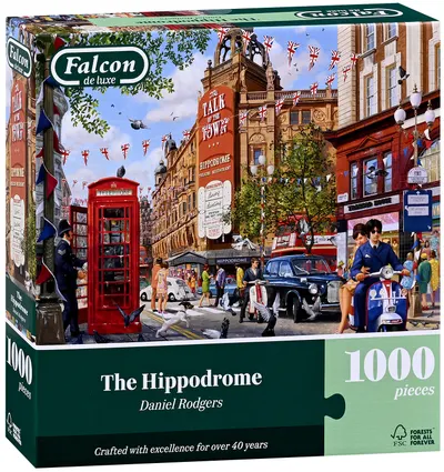Puzzle Falcon din 1000 piese - Hipodromul, Londra