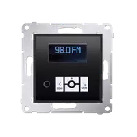 Radio digital cu display, antracit metalic