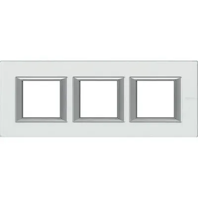 Rama dreptunghiulara Axolute sticla 2+2+2 module orizontal - Cristal