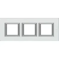 Rama dreptunghiulara Axolute sticla 2+2+2 module orizontal - Cristal