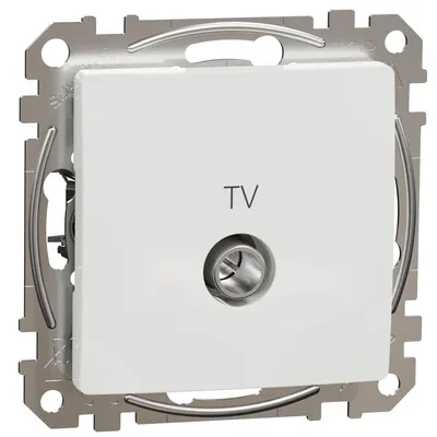 Priza TV finala 4dB, Schneider, SDD111471, Sedna Design, alb
