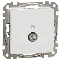 Priza TV finala 4dB, Schneider, SDD111471, Sedna Design, alb