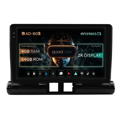 Navigatie 2K Citroen C3 Low-V (2024+), Android, S-Quadcore 4GB RAM + 64GB ROM, 9.5 Inch - AD-BGS90042K+AD-BGRKIT246