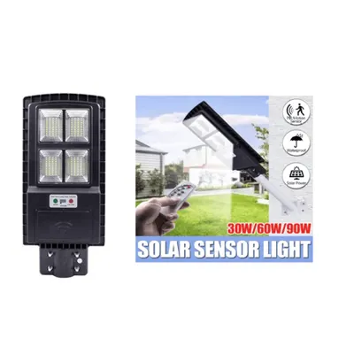 Corp stradal SOLAR LED 60w/6400k/128smd (plastic/telecomanda) *TV 0,25ron