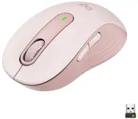 Mouse Logitech - Signature M650 L, optic, wireless, roz