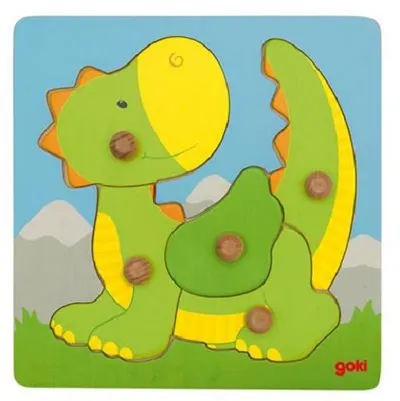 Puzzle din lemn - Lift-out Dragon
