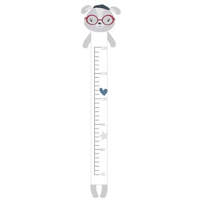 Taliometru din plus KikkaBoo Love Rome Boy de la 70 cm pana la 160 cm