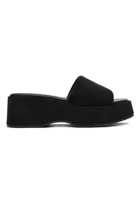 Sandale dama - Textil - Negru