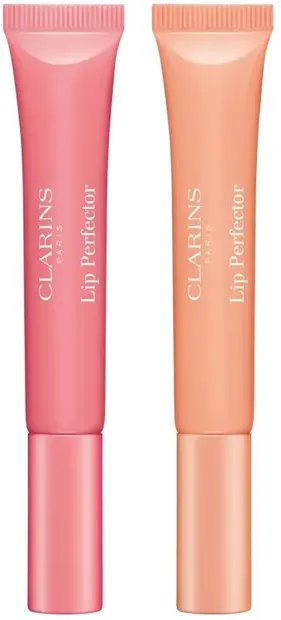 Clarins Set Lip Perfector - Luciuri de buze, 01/02, 2 x 12 ml