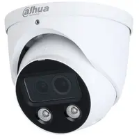 Camera IP Full Color Dahua IPC-HDW5449H-ASE-D2-0280B, 4MP, lentila 2.8mm, IR si lumina 50m, microfon, difuzor, PoE, IP67