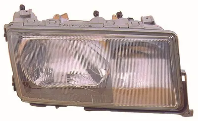 Far fata Stanga (H3 H4, electric, fara motoras, culoare insertie: argintiu, culoare semnalizator: transparent) potrivit MERCEDES 190 (W201) -08.93