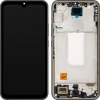 Display cu Touchscreen MP compatibil cu Samsung Galaxy A34 A346, cu Rama, Versiune OLED, Negru, Swap