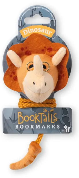 Semn de carte de pluș IF Book-Tails - Dinosaur
