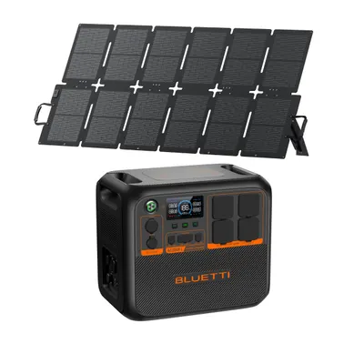 Kit stație de alimentare BLUETTI AC200PL cu panou solar 220 W
