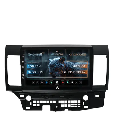Navigatie Mitsubishi Lancer (2007-2016), Android, E-Octacore 2GB RAM + 32GB ROM, 10.1 Inch - AD-BGE10002+AD-BGRKIT269