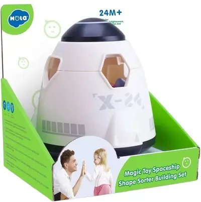 Jucărie de sortare Hola Toys – Navă spațială