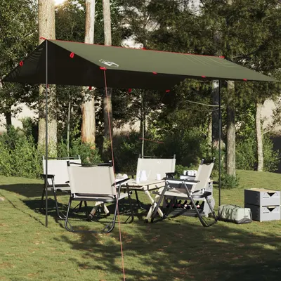Gossi prelata de camping, verde masliniu, 366x306 cm, impermeabila