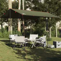 Gossi prelata de camping, verde masliniu, 366x306 cm, impermeabila