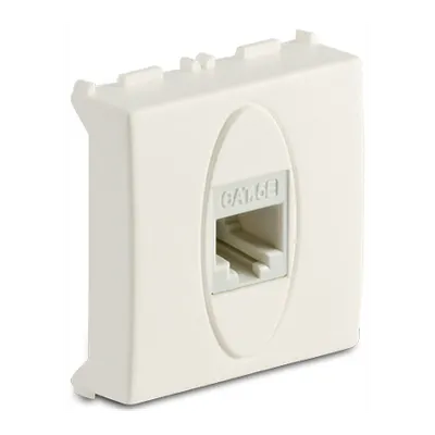 Priza RJ45 Cat.5e UTP neecranata, 2 module, alb