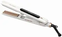Placă de păr Hair Majesty - HM-4022, 220°C, acoperire ceramică, albă/aurie