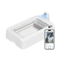 Litiera smart cu autocuratare PETKIT T7 Purobot Crystal Duo with Camera Self Cleaning pentru pisici, Recunoastere faciala - Default Title
