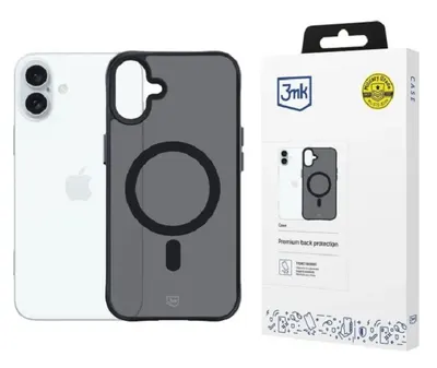 Husă 3mk - Smoke, iPhone 16 Plus, negru
