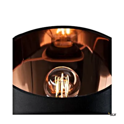 FENDA shade Ø 20cm, round, black/copper