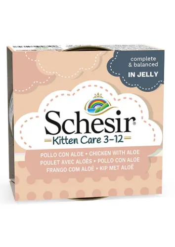 Schesir Pisica Junior Pui/Aloe 85 g