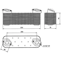 Radiator ulei, ulei motor NRF 31049
