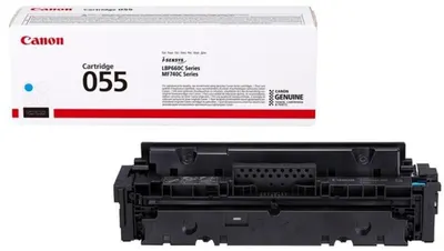 Cartuș toner Canon - CRG-055, pentru i-SENSYS MF74x/LBP66x, cyan