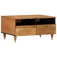 Gossi masuta de cafea, 80x54x40 cm, lemn masiv de mango