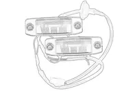 Lumina numar inmatriculare potrivit KIA CEE'D 2006-2012