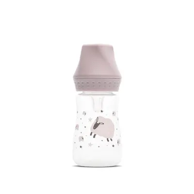 Biberon My Friend tetina moale din silicon 0 luni+ 125 ml Mellow Rose